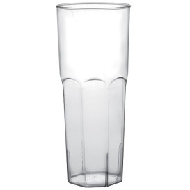 Vaso Plastico Tubo Transp. PP Ø65mm 350ml (10 Uds)