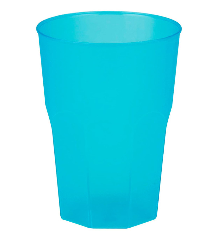 Vaso de Plastico "Frost" Turquesa PP 350ml (20 Uds) Vaso de Plastico "Frost" Turquesa PP 350ml (20 Uds)