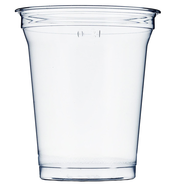 Vaso de Plástico Rígido de PET 420ml Ø9,3cm (50 Uds) Vaso de Plástico Rígido de PET 420ml Ø9,3cm (50 Uds)