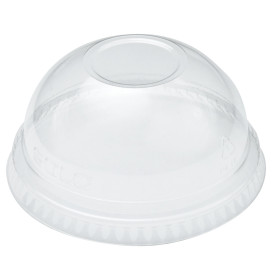 Tapa Cúpula Sin Agujero Vaso Solo Ultra Clear 16Oz y 24Oz Ø9,86 (100 Uds)