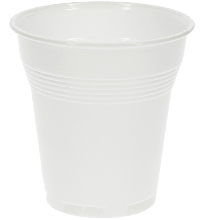 Vaso de Plastico PS Vending Blanco 160 ml (100 Unidades) Vaso de Plastico PS Vending Blanco 160 ml (100 Unidades)