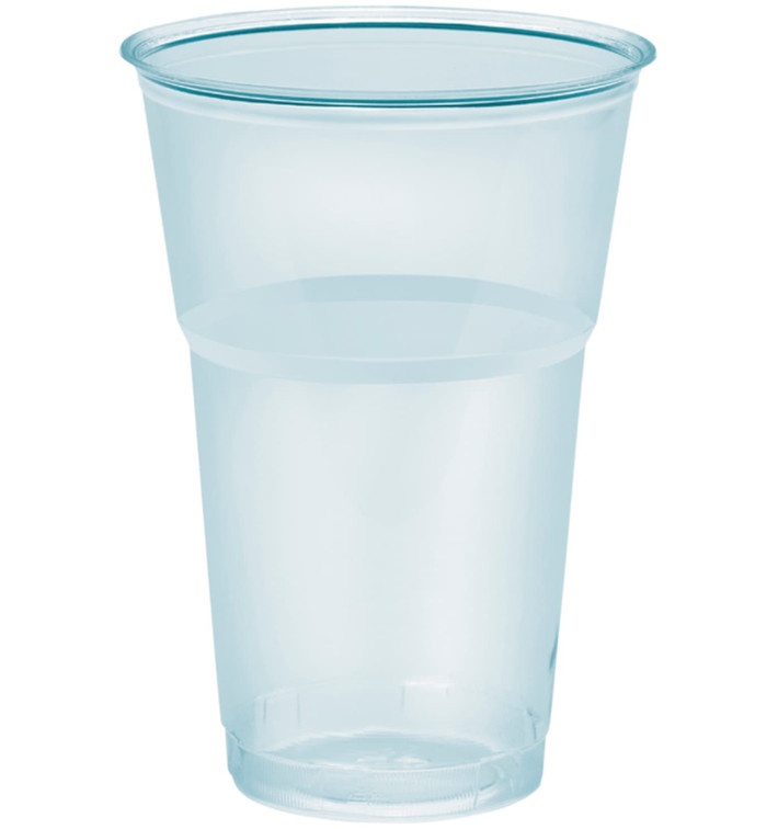 Vaso Plastico "Diamant" PS Cristal 390ml Ø8,0cm (50 Uds)