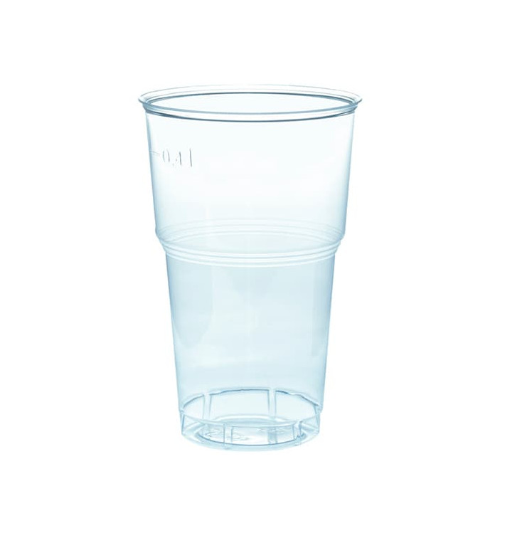 Vaso de Plastico PS Cristal Transp. 490ml Ø9,0cm (40 Uds) Vaso de Plastico PS Cristal Transp. 490ml Ø9,0cm (40 Uds)