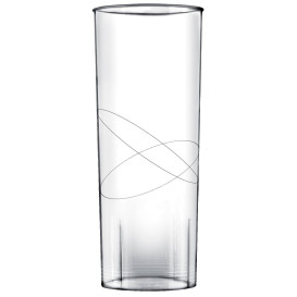 Vaso de Plastico Moon Transparente PS 300ml (10 Uds)