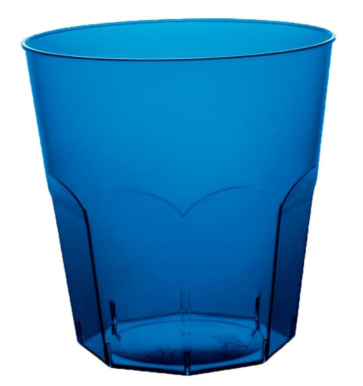 Vaso Plastico Azul Transp. PS Ø73mm 220ml (50 Uds) Vaso Plastico Azul Transp. PS Ø73mm 220ml (50 Uds)