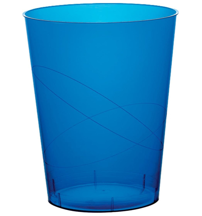 Vaso de Plastico Moon Azul Transp. PS 350ml (20 Uds) Vaso de Plastico Moon Azul Transp. PS 350ml (20 Uds)