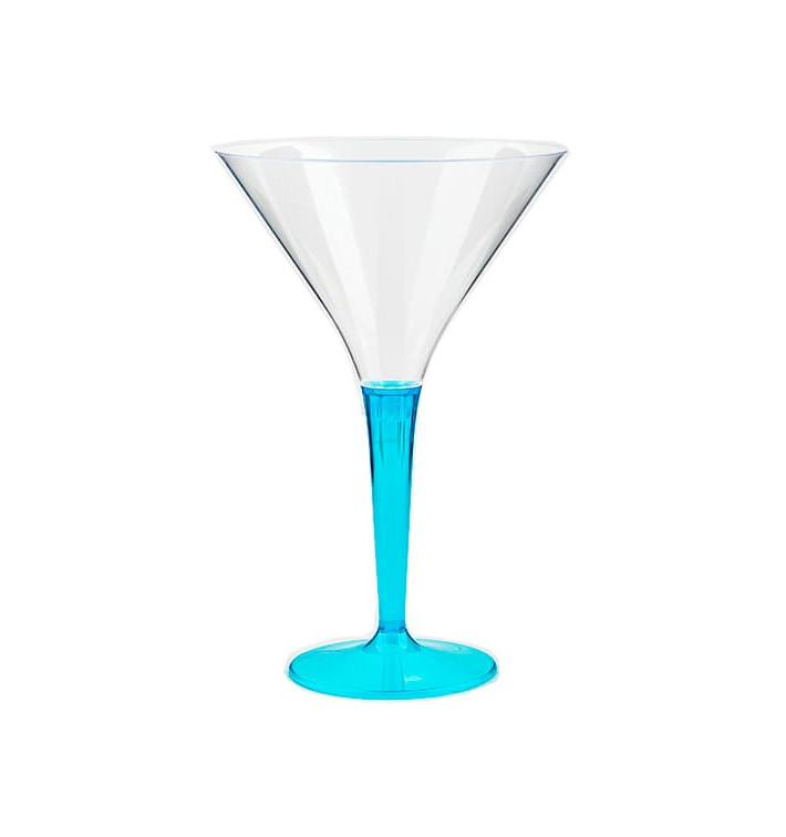 Copa de Plastico Cocktail Pie Turquesa 100 ml (6 Uds) Copa de Plastico Cocktail Pie Turquesa 100 ml (6 Uds)