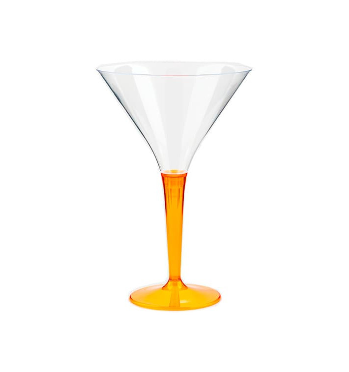 Copa de Plastico Cocktail Pie Naranja 100 ml (6 Uds) Copa de Plastico Cocktail Pie Naranja 100 ml (6 Uds)