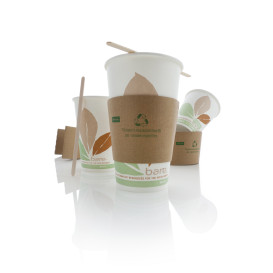 Vaso Cartón PLA Bare 8 Oz/240ml Ø7,9cm (50 Uds)