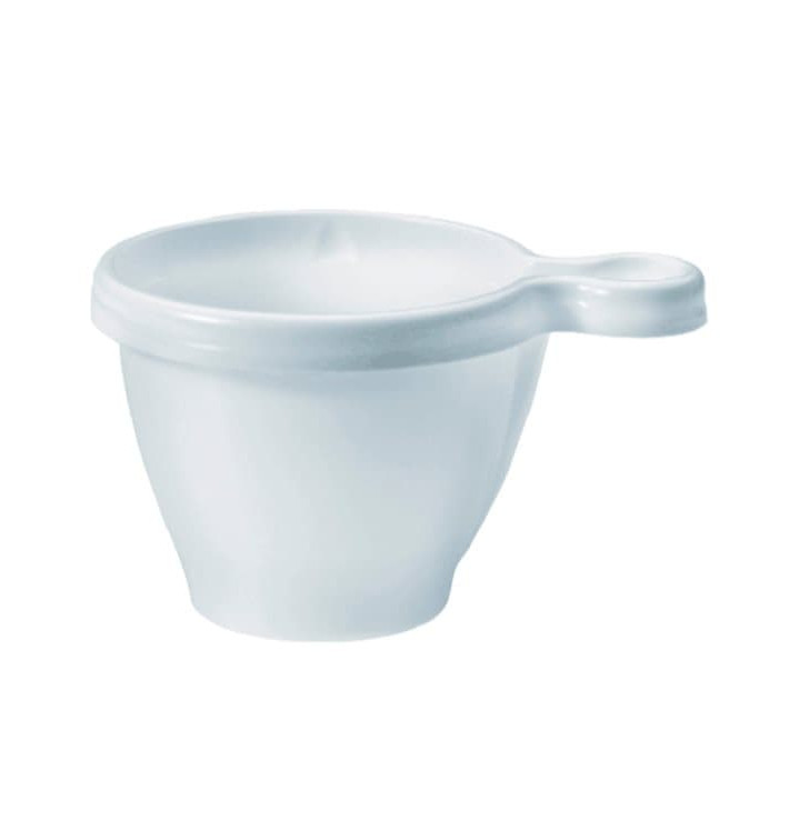 Taza de Plastico PS Blanco 80ml (50 Unidades) Taza de Plastico PS Blanco 80ml (50 Unidades)