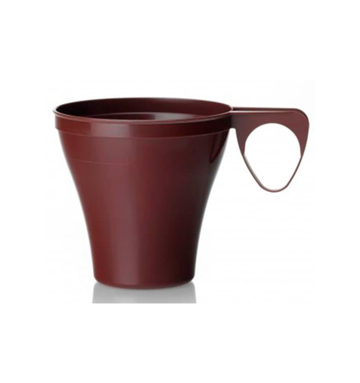 Taza de Plastico Marrón 80ml (40 Unidades) Taza de Plastico Marrón 80ml (40 Unidades)