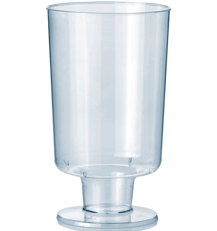 Copa con Pie de Plastico 150 ml (12 Uds) Copa con Pie de Plastico 150 ml (12 Uds)