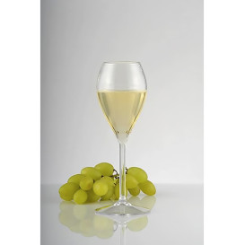 Copa de Plastico para Vino PC Transp. Perlado 240ml (1 Ud)