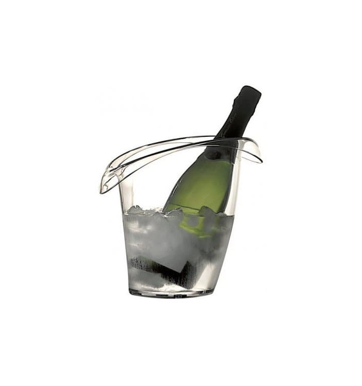Cubitera de Plastico para 1 Botella Transp. SAN (1 Ud) Cubitera de Plastico para 1 Botella Transp. SAN (1 Ud)