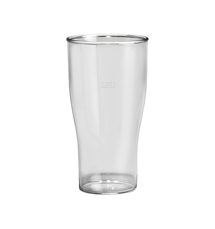 Vaso Reutilizable SAN Cerveza Transparente 350ml (5 Uds) Vaso Reutilizable SAN Cerveza Transparente 350ml (5 Uds)