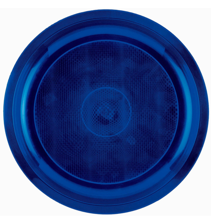 Plato de Plastico Azul Round PP Ø290mm (25 Uds)