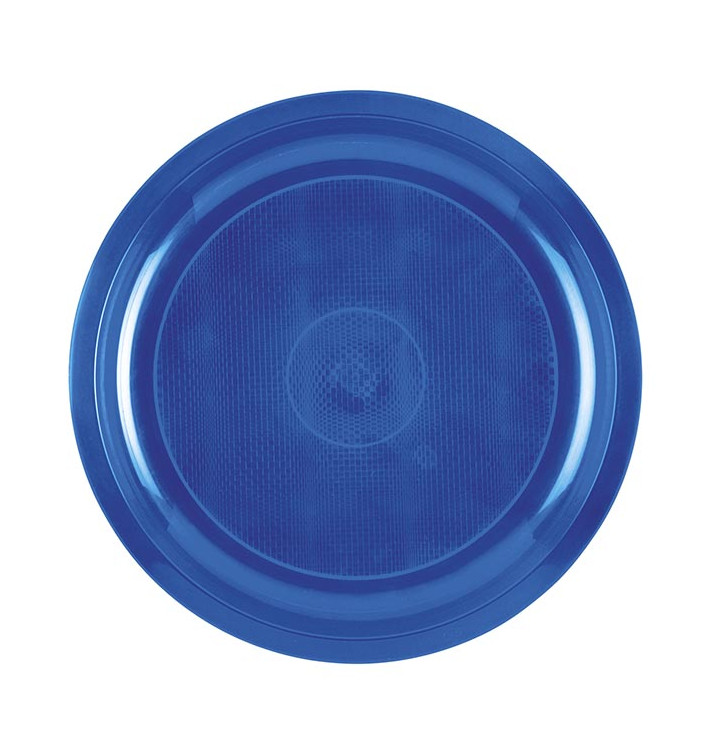 Plato de Plastico Azul Mediterraneo Round PP Ø290mm (25 Uds) Plato de Plastico Azul Mediterraneo Round PP Ø290mm (25 Uds)