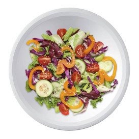 Plato de Plastico Hondo Blanco Round PP Ø195mm (50 Uds)