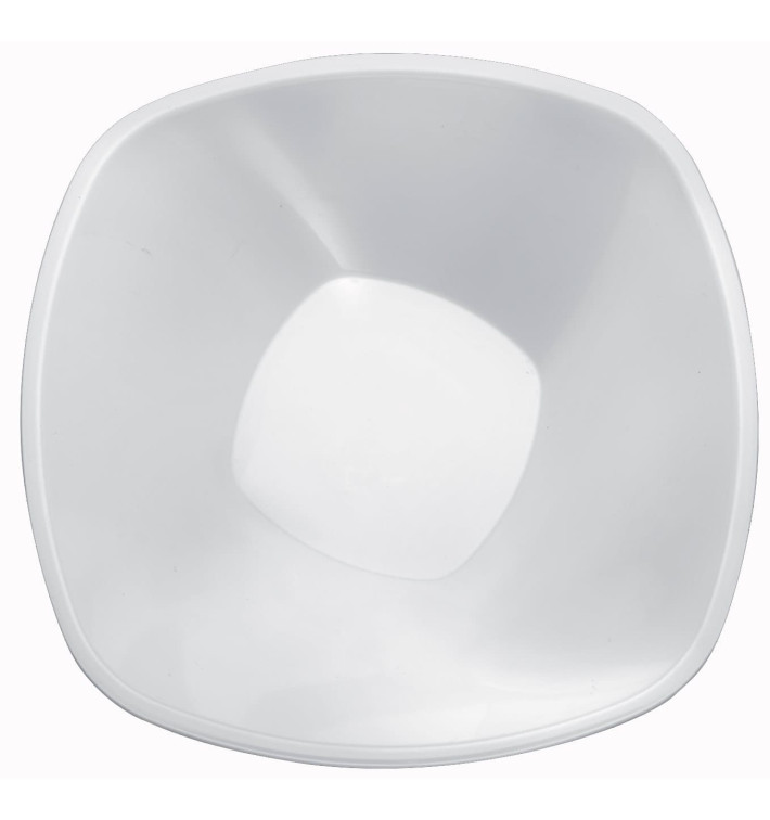 Bol de Plastico Blanco Square PP Ø277mm 3000ml (3 Uds) Bol de Plastico Blanco Square PP Ø277mm 3000ml (3 Uds)