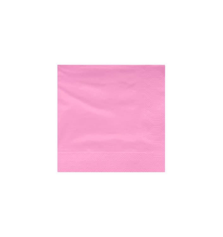 Servilleta de Papel Cenefa 40x40 Rosa (50 Uds) Servilleta de Papel Cenefa 40x40 Rosa (50 Uds)