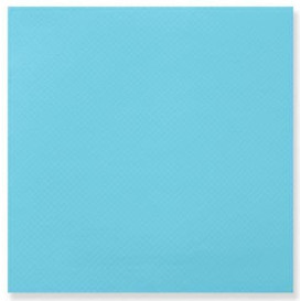 Servilleta Papel Punta Punta 25x25cm Turquesa (100 Uds)