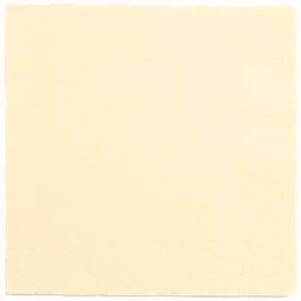 Servilleta de Papel Punta Punta 25x25cm Crema (100 Uds)