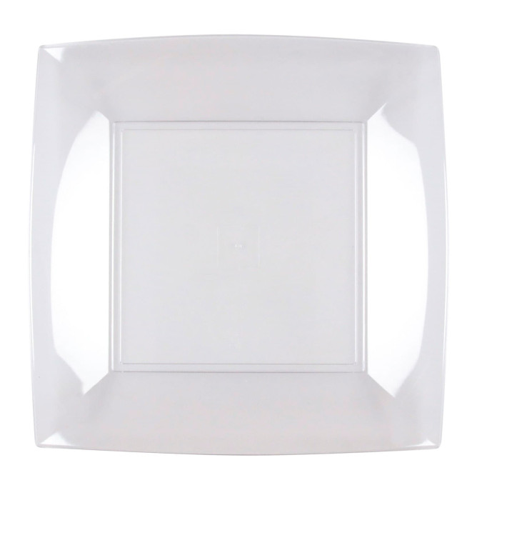 Plato de Plastico Llano Transp. Nice PS 230mm (25 Uds) Plato de Plastico Llano Transp. Nice PS 230mm (25 Uds)