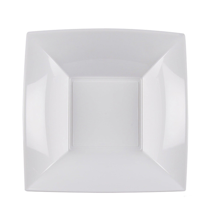 Plato de Plastico Hondo Blanco Nice PP 180mm (25 Uds) Plato de Plastico Hondo Blanco Nice PP 180mm (25 Uds)