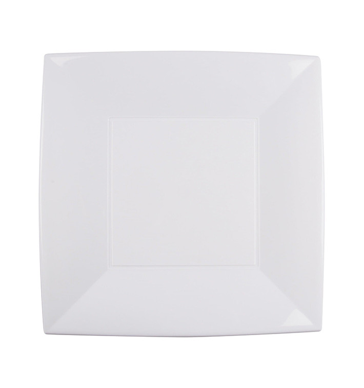 Plato de Plastico Llano Blanco Nice PP 290mm (12 Uds) Plato de Plastico Llano Blanco Nice PP 290mm (12 Uds)