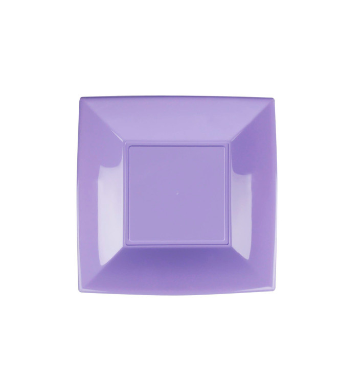 Plato de Plastico Llano Lila Nice PP 180mm (25 Uds) Plato de Plastico Llano Lila Nice PP 180mm (25 Uds)