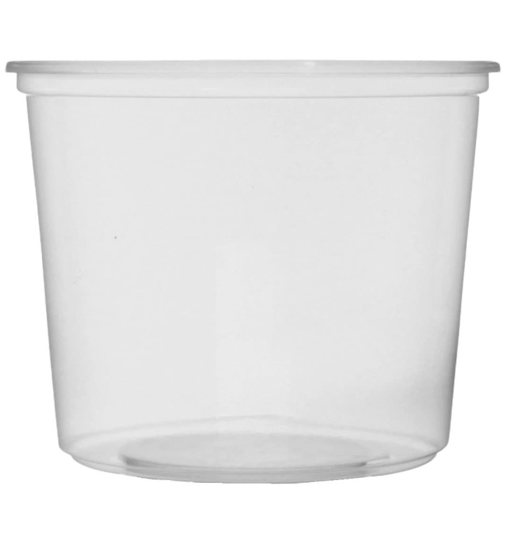 Tarrina de Plastico Transparente 400ml Ø10,5cm (100 Uds) Tarrina de Plastico Transparente 400ml Ø10,5cm (100 Uds)