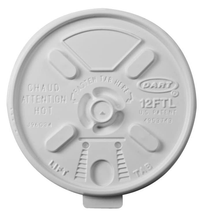 Tapa de Plastico PS "Lift n' Lock" Blanca Ø8,9cm (100 Uds) Tapa de Plastico PS "Lift n' Lock" Blanca Ø8,9cm (100 Uds)