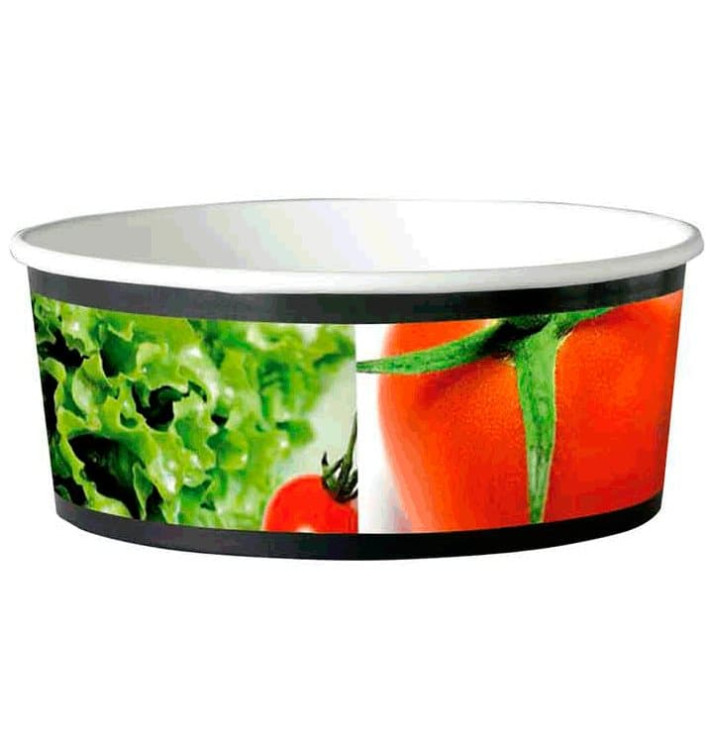 Ensaladera de cartón mediana 775ml (45 Uds) Ensaladera de cartón mediana 775ml (45 Uds)