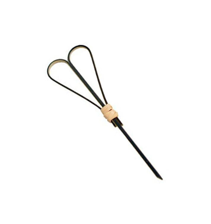 Pincho de Bambú "Cuore" Negro 120mm (200 Uds) Pincho de Bambú "Cuore" Negro 120mm (200 Uds)