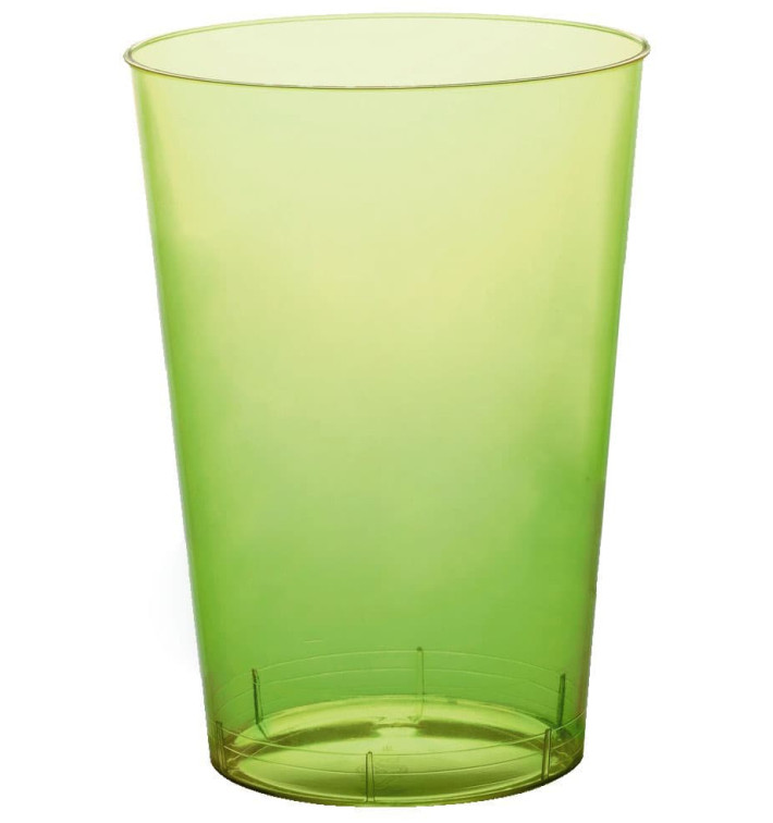 Vaso de Plastico Moon Verde Lima Transp. PS 230ml (50 Uds) Vaso de Plastico Moon Verde Lima Transp. PS 230ml (50 Uds)