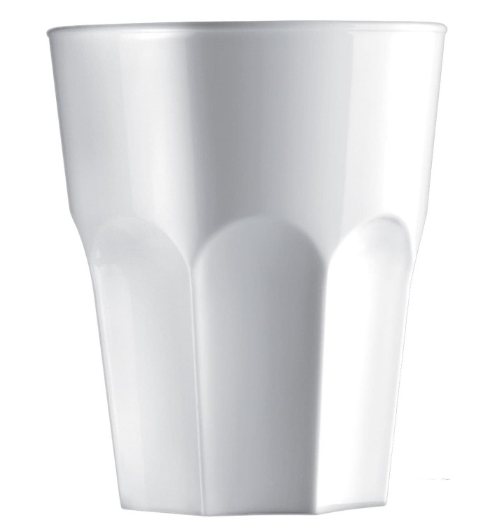 Vaso Reutilizable SAN Granity Blanco 400 ml (5 Uds) Vaso Reutilizable SAN Granity Blanco 400 ml (5 Uds)