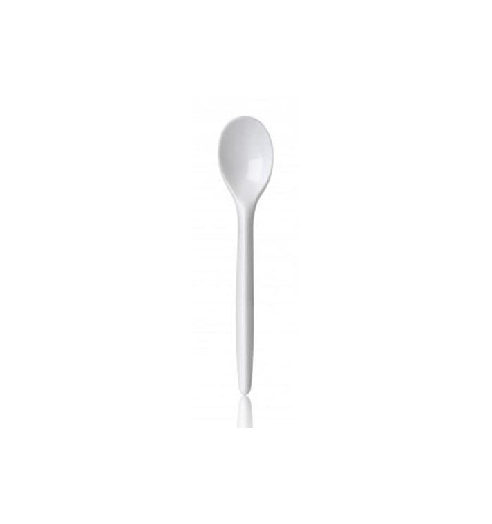 Cucharilla Plastico Luxury Blanca 123 mm (100 Uds) Cucharilla Plastico Luxury Blanca 123 mm (100 Uds)