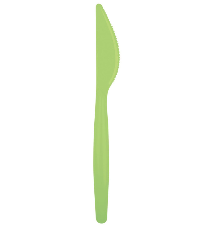 Cuchillo de Plastico Easy PS Verde Lima 185mm (20 Uds) Cuchillo de Plastico Easy PS Verde Lima 185mm (20 Uds)