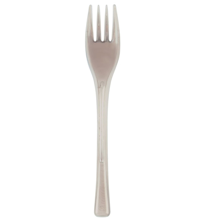 Tenedor de Plastico Fly Beige 140mm (50 Uds) Tenedor de Plastico Fly Beige 140mm (50 Uds)