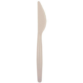 Cuchillo de Plastico Easy PS Beige 185mm (20 Uds)