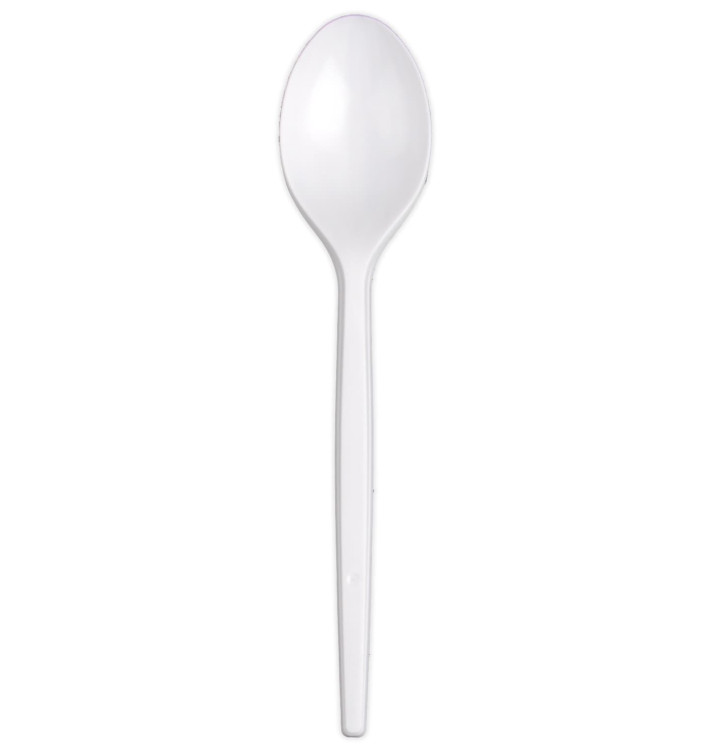 Cuchara de Plastico Next Blanco 165 mm (100 Uds) Cuchara de Plastico Next Blanco 165 mm (100 Uds)