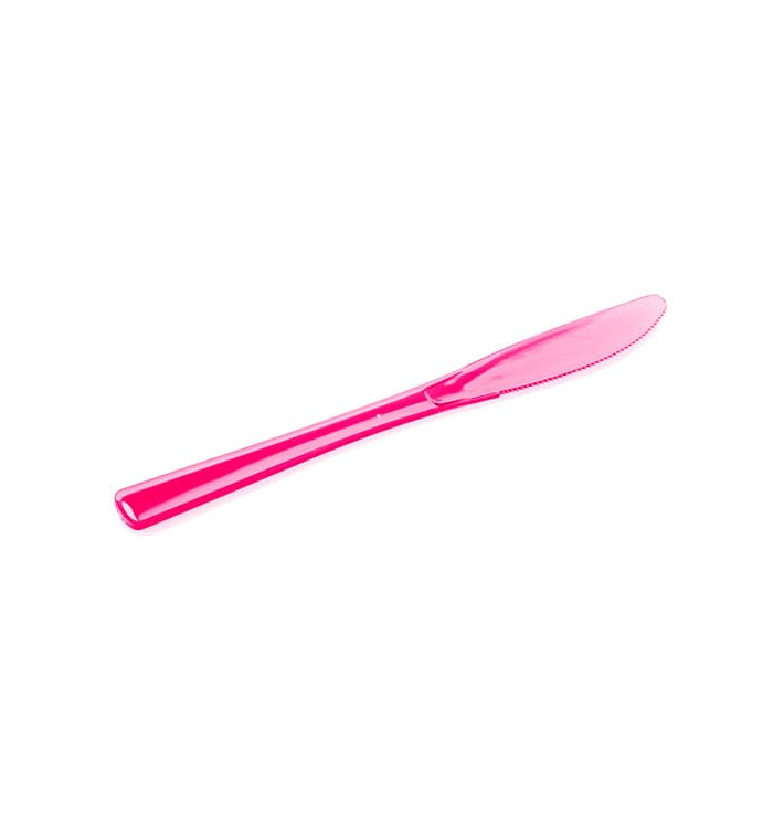 Cuchillo de Plastico Premium Frambuesa 200mm (10 Uds) Cuchillo de Plastico Premium Frambuesa 200mm (10 Uds)