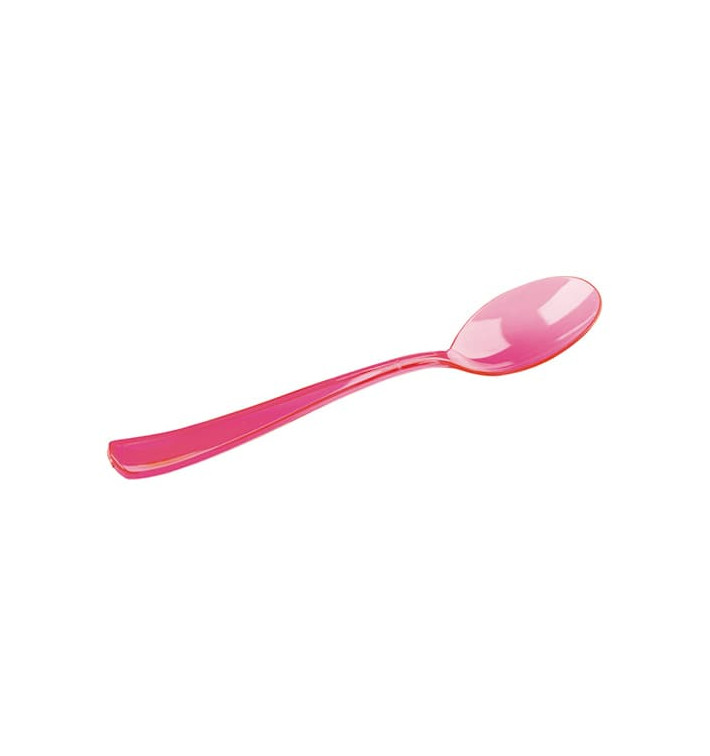 Cuchara de Plastico Premium Frambuesa 160mm (10 Uds) Cuchara de Plastico Premium Frambuesa 160mm (10 Uds)