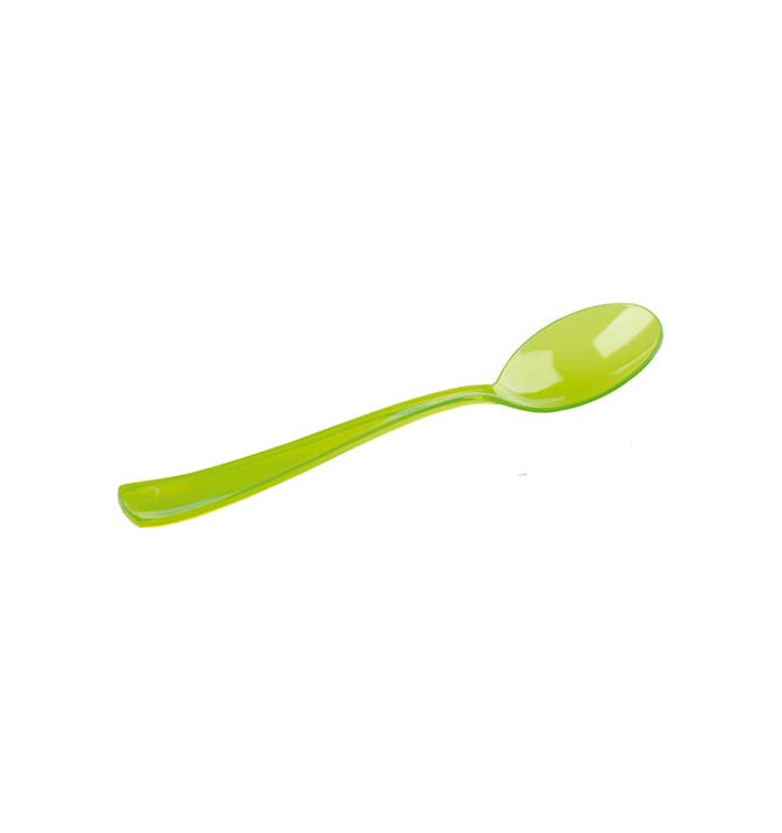 Cuchara de Plastico Premium Verde 160mm (10 Uds) Cuchara de Plastico Premium Verde 160mm (10 Uds)