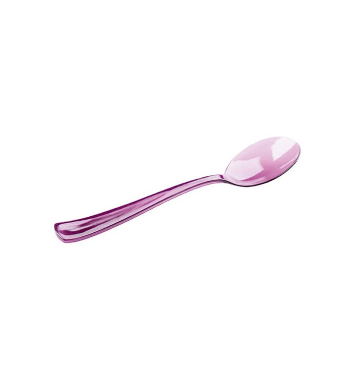 Cuchara de Plastico Premium Berenjena 160mm (10 Uds) Cuchara de Plastico Premium Berenjena 160mm (10 Uds)