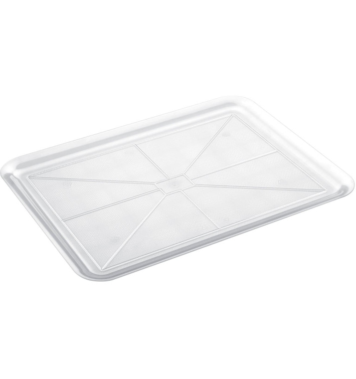 Bandeja Plastico Tray Transparente 37x50cm (4 Uds) Bandeja Plastico Tray Transparente 37x50cm (4 Uds)