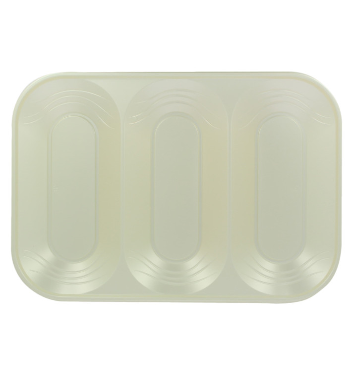 Bandeja de Plastico PP "X-Table" 3C Perla 330x230mm (2 Uds) Bandeja de Plastico PP "X-Table" 3C Perla 330x230mm (2 Uds)