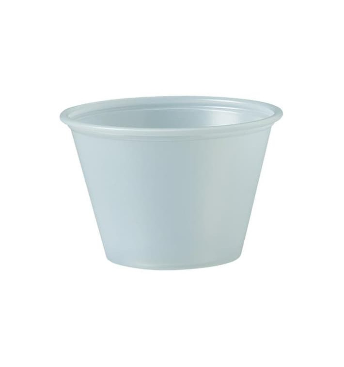 Tarrina de Plastico PS para Salsas 75ml Ø62mm (250 Uds) Tarrina de Plastico PS para Salsas 75ml Ø62mm (250 Uds)