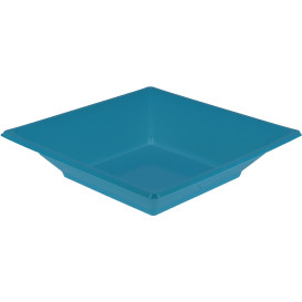 Platos Plastico Duro Reusable 25cm Turquesa ***OFERTA DTO NO