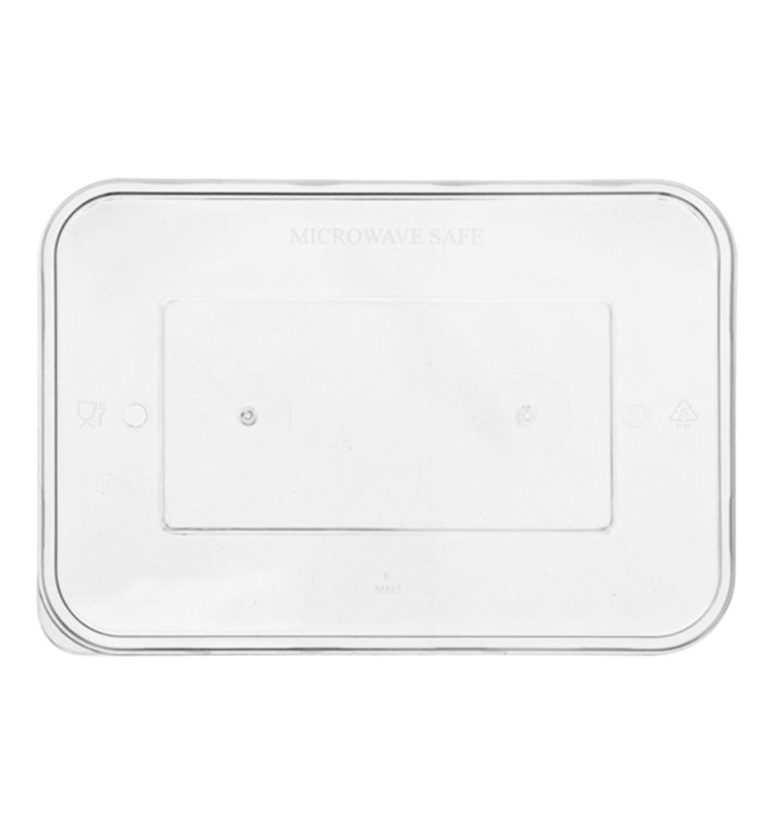 Tapa de Plastico Transp. para Bandeja 157x112x51mm (500 Uds)